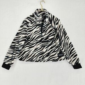 Calvin Klein Performance White Black Full Sleeve Jacket 1904